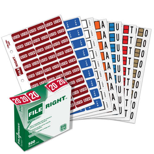 File Right™ Color Code Labels